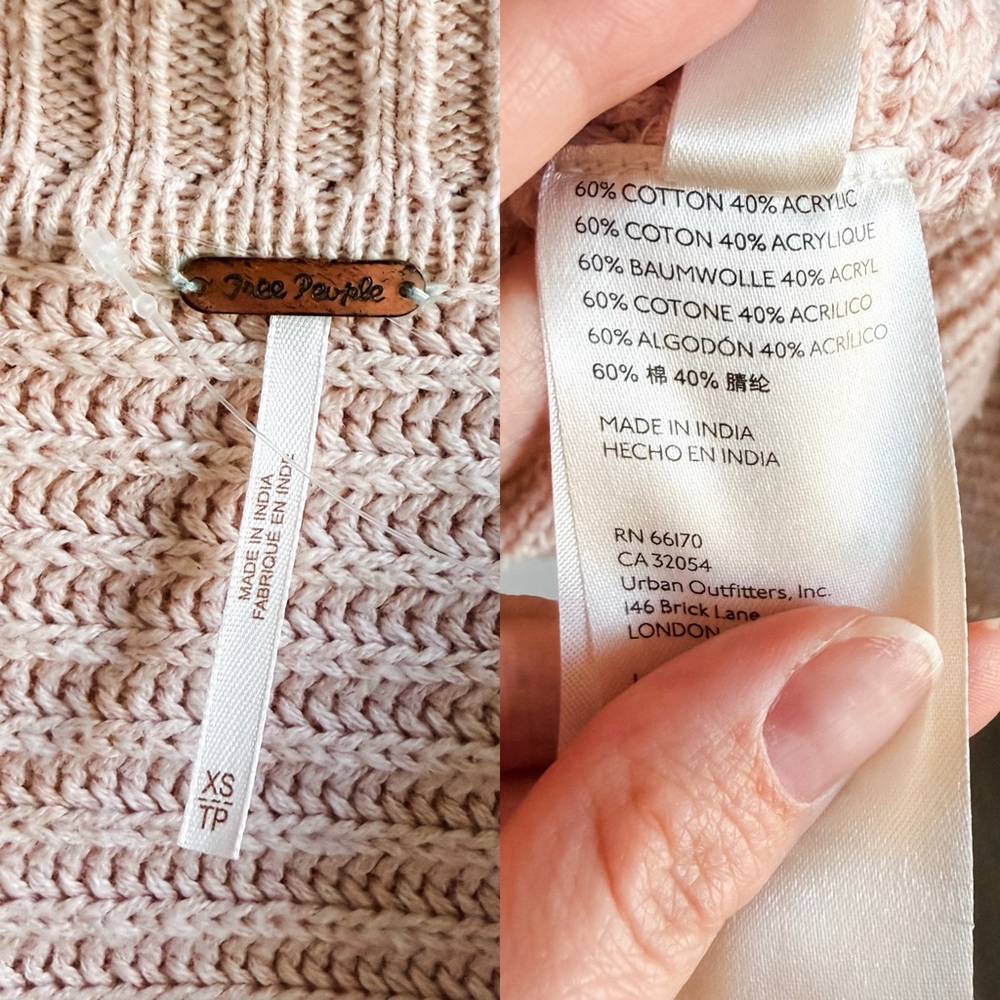 Free People Marlie Pullover Ribbed Sweater in Pink - Picture 15 of 15